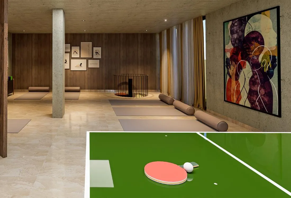 Indoor games lounge